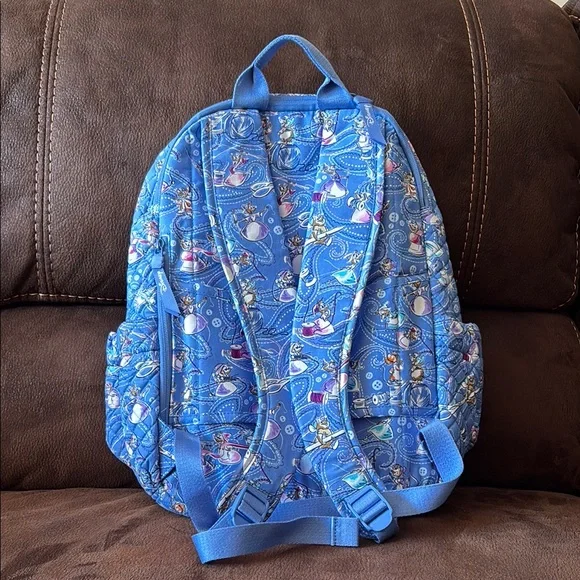 Vera Bradley x Disney Cinderella Paisley Friends Backpack NWT - Picture 3 of 12